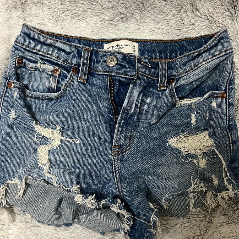 Abercrombie Denim Mom Shorts